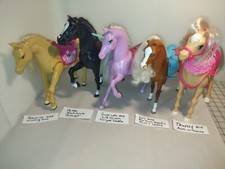 Vtg BARBIE Horses Lot Midnight