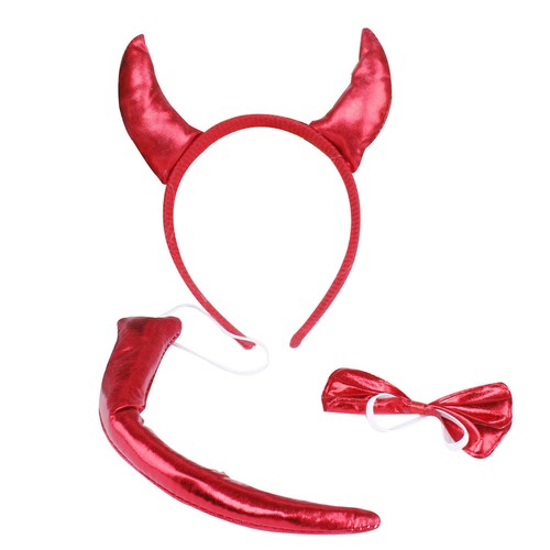 3pcs cartoon devil horns - 3pcs,
