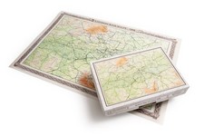 JIGSAW MAP of  LONDON RAILWAYS