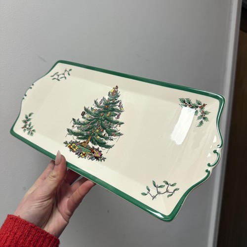 Spode christmas tree sandwich - spode,