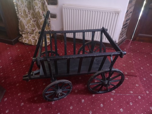 Old antique large dog - old,