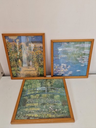 Framed monet prints pictures - monet,
