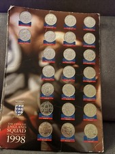 Sainsbury’s Official England Squad Medal Collection 1998 - All Coins Present
