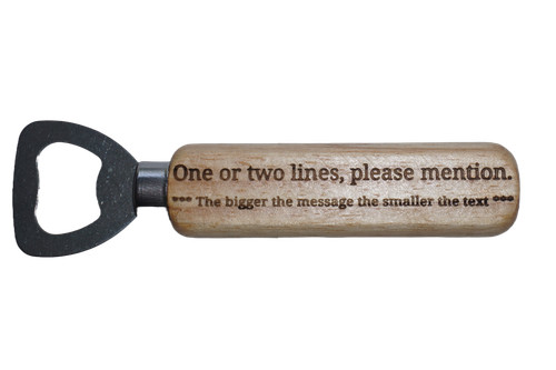 Personalised bottle opener - personalised,