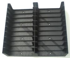 Black Cassette Tape tray (Holds 20 tapes, 2x10) storage/holder/stand/rack/box