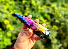 5.5-6" Titanium Aura Quartz