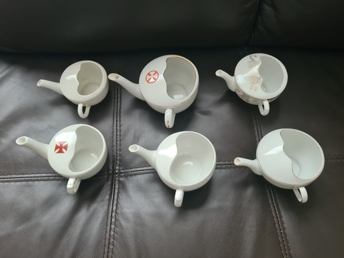 Antique invalid feeding cups - antique,