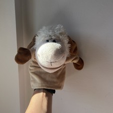 Sheep Hand Glove Puppet Farm Animal Soft Plush Puppet Childrens Toy Mouth Opens 