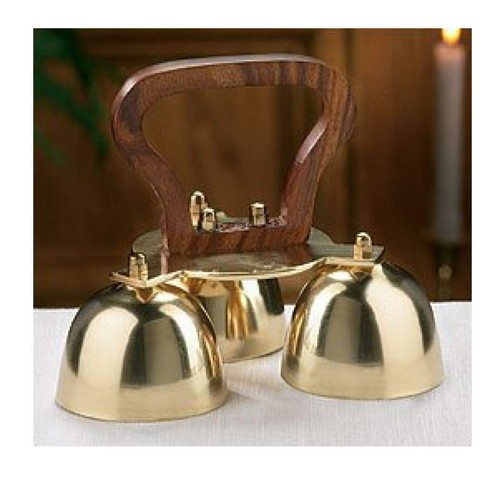 Bell altar bells - 3-bell, brass