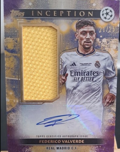 Topps inception valverde - topps,