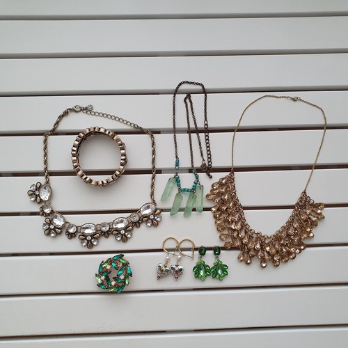 Gold vintage jewellery - , set/3x