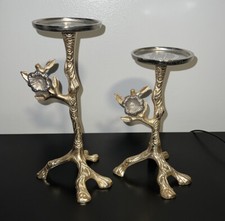 Metal Pillar Candlestick