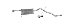 Rear exhaust muffler for - exhaust,