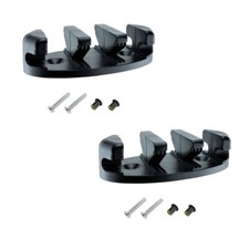 2 x Marine Zig Zag Anchor Trolley Cleat Rope Device Kayaks Canoes Boats Decks