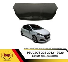 PEUGEOT 208 2012 - 2020 BONNET HOOD PANEL SQUARE WASHER HOLES INSURANCE APPROVED