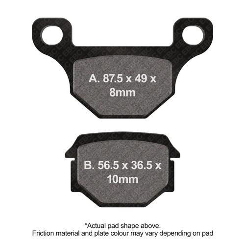 Ebc motorcycle brake pads - brake,