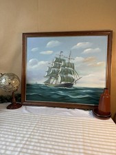 Large Vintage Sailing Ship