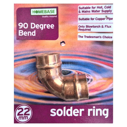 22mm degree bend equal - 22mm,