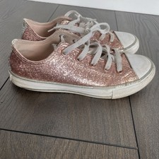 Converse All Star Glitter  Pink Uk Size 1