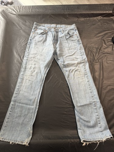 Levi 527 boot cut jeans - cut,