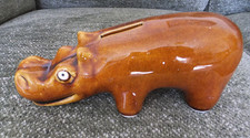 Vintage HIPPO MONEY BOX  1970s
