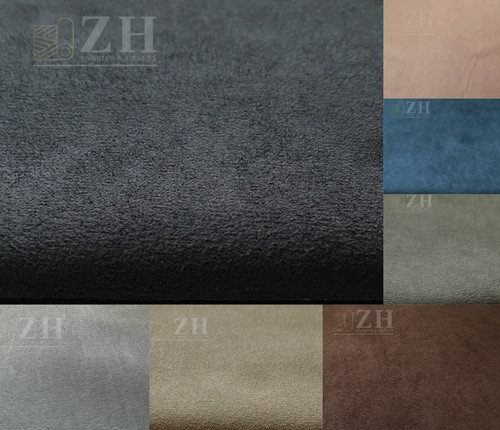 Faux suede upholstery fabric - faux,