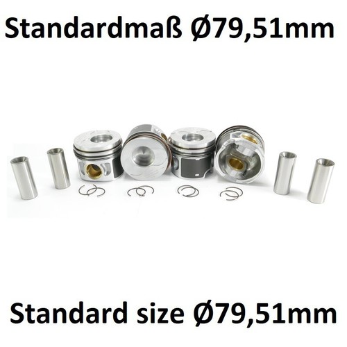 Piston set std ø79 - piston,