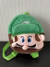 Mario Bros Luigi 3D Plush Backpack
