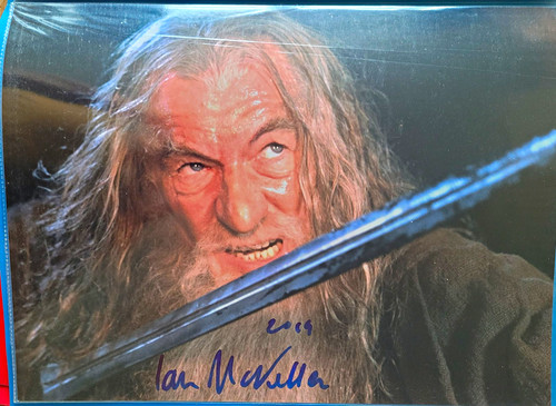 Ian mckellen signed lord - signed,