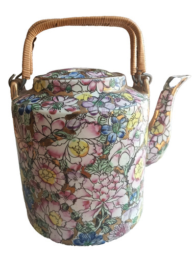 Vintage chinese famille - vintage, rose