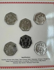 2025 Iom CHRISTMAS 50p coin