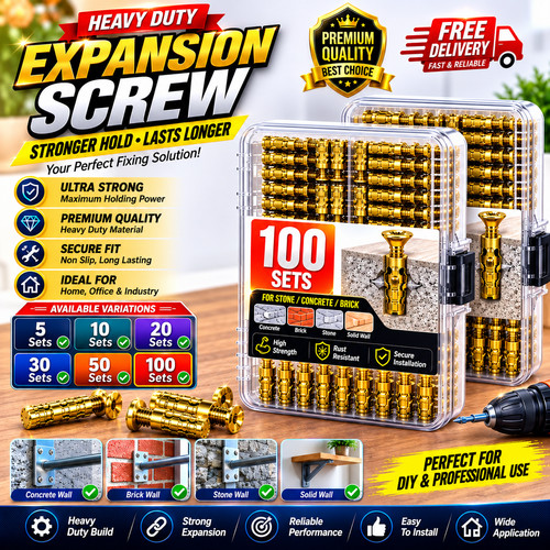 Short expansion screw set for - short,