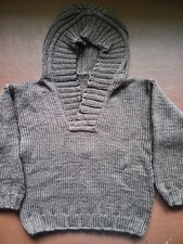 Childs hand knitted donkey - hand,