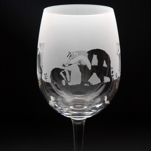 Badger crystal wine - crystal, glass