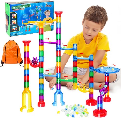 Marble run 109 pieces - marble,