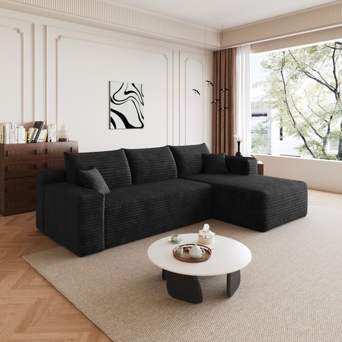 Shaped cloud couch deep - 95", u-shaped