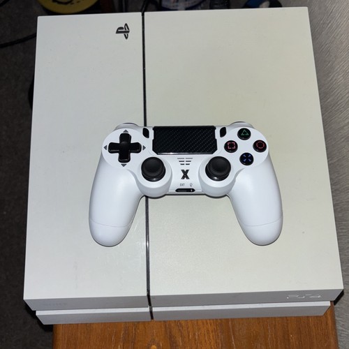 White playstation console - white, 4