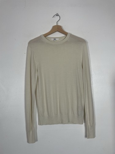 Uniqlo cream 100 - merino, wool