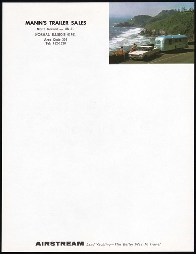 Vintage letterhead airstream - vintage,