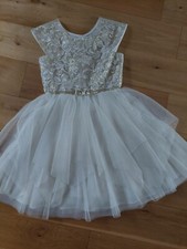 jona michelle girls dress gold age 10 years. girls designer clothing