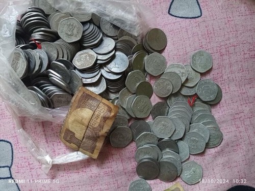 Old indian silver coins - indian,