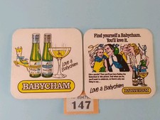 Vintage beer mats x2 - beer,