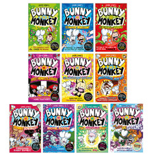 Bunny vs Monkey Books 1-10 Collection Set Jamie Smart - NEW (Free P+P)