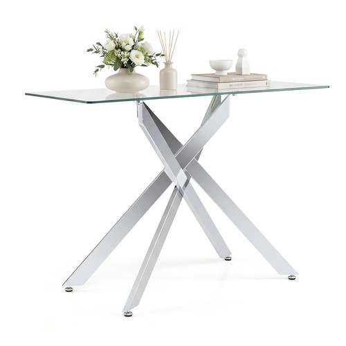 Costway glass console - costway, table