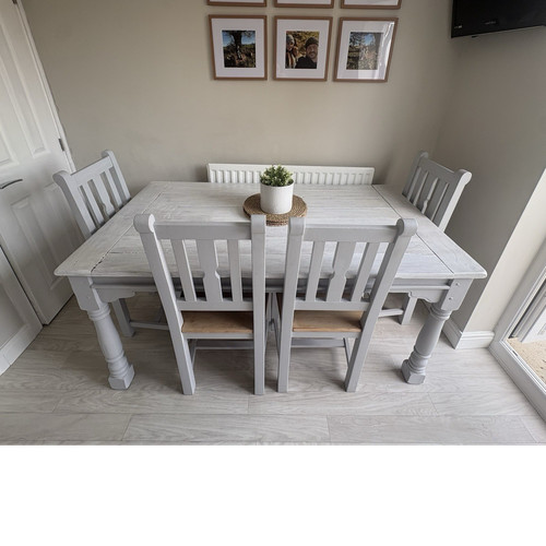 Grey painted wood farmhouse - painted,