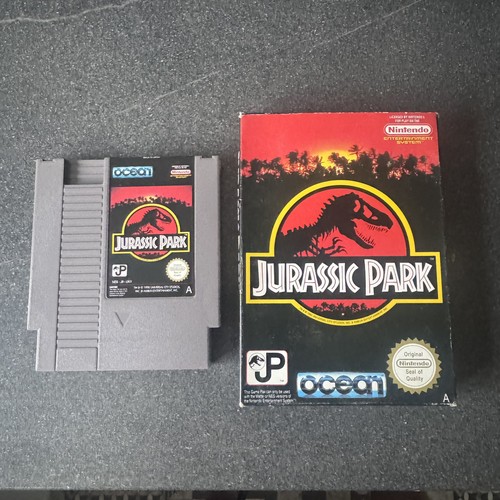 Jurassic park nes boxed - jurassic,