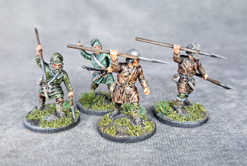 Painted dark age javelin - dark,