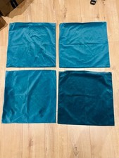 Marks and Spencer Velvet Green / Emerald Cushion Covers X 4 49cm Square