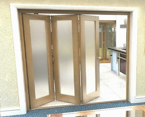 Oak internal bifold doors with - doors,