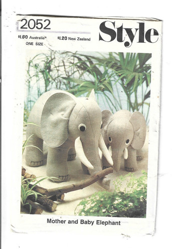 Mother and baby elephant - baby,